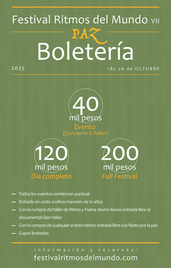 FRM 2025 PAZ Boleteria