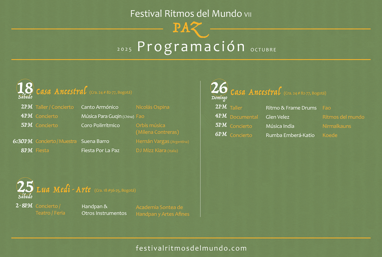 FRM 2025 PAZ Programación